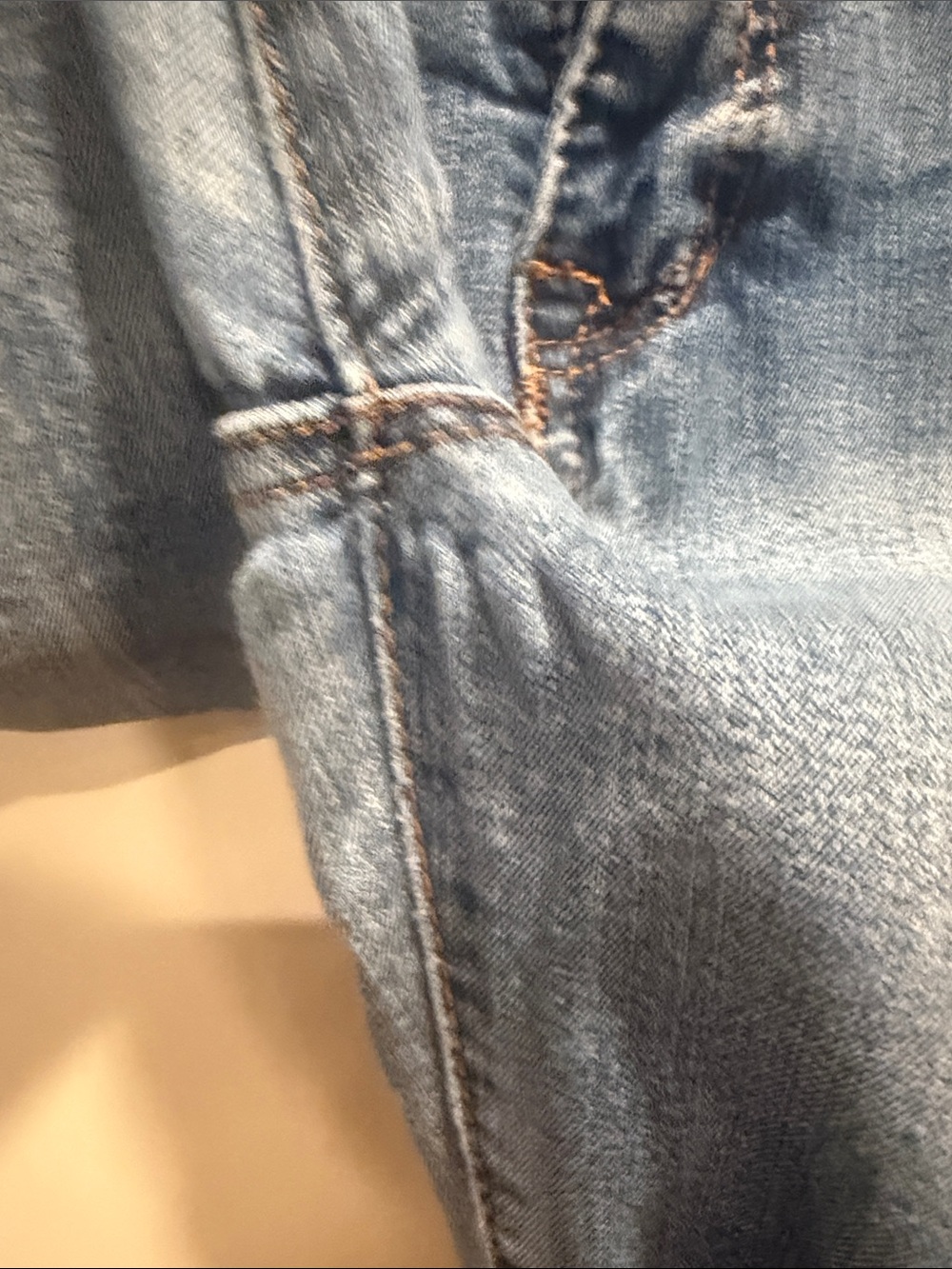 Angels Women’s Light Blue Stretch Bootcut Jeans size 10 7:23 - Picture 4 of 5